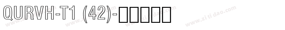 QURVH-T1 (42)字体转换